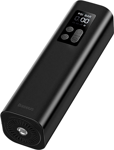 Mini kompresor samochodowy Baseus Super Mini Inflator Pump Black (CRCQ000001) - obraz 3