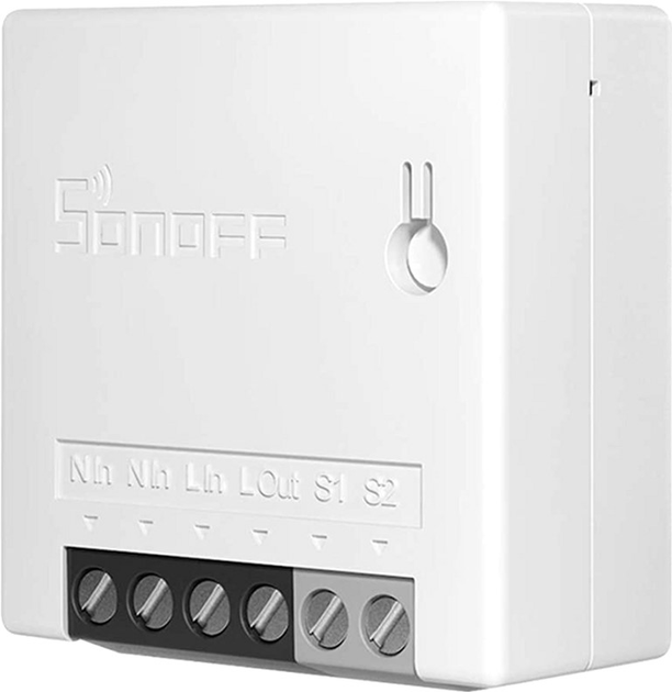 Inteligentny przełącznik 1-kanałowy Sonoff Wi-Fi MINIR2, 2200 W (M0802010010) - obraz 1