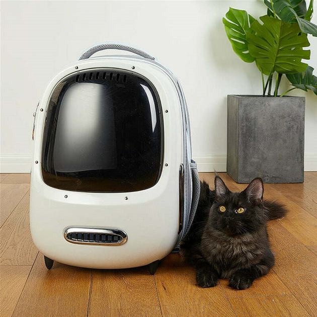 Plecak podróżny dla zwierząt Petkit Breezy2 Smart Cat Carrier White (Breezy 2-W) - obraz 4