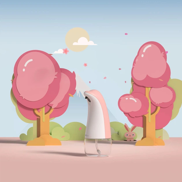 Сенсорний диспенсер рідкого мила Enchen COCO 2 Pink (COCO 2 (Pink)) - зображення 11