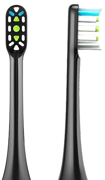 Насадки для електричної зубної щітки Xiaomi Soocas General Toothbrush Head for X1 / X3 / X5 Black (6970237664372) - зображення 1