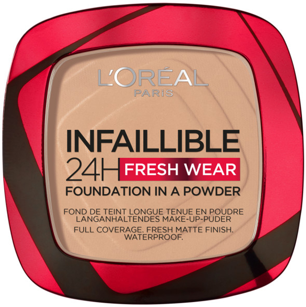Podkład do twarzy L'Oreal Paris Infaillible 24H Fresh Wear Foundation In A Powder matujący w pudrze 120 Vanilla 9 g (3600523951444) - obraz 1