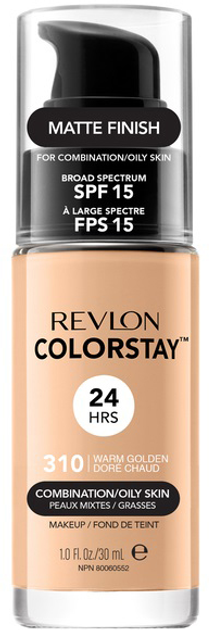 Podkład do twarzy Revlon ColorStay Makeup for Combination/Oily Skin SPF15 do cery mieszanej i tłustej 310 Warm Golden 30 ml (309974700092) - obraz 1