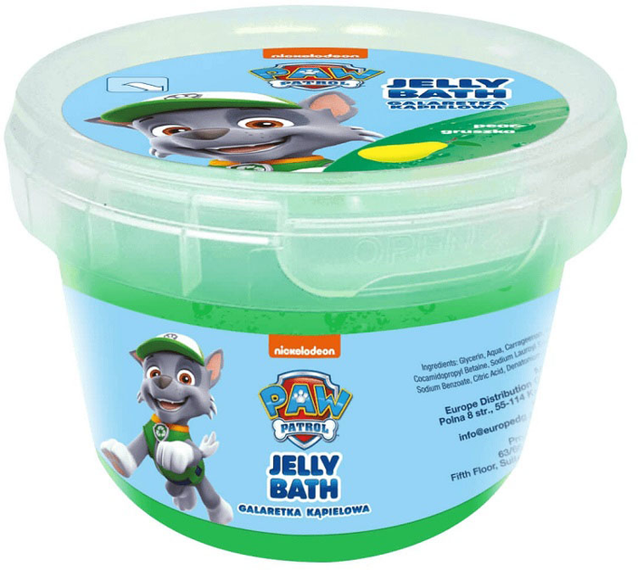 Желе для ванни Paw Patrol Jelly Bath груша 100 г (5060537180458) - зображення 1