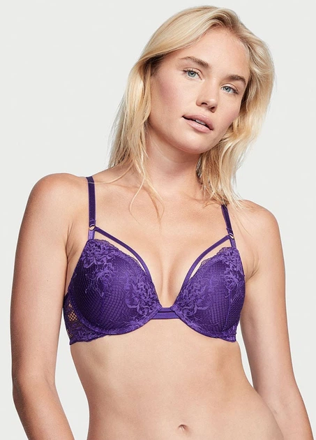 Комплект Victoria's Secret 34C-S фиолетовый (14400235893QCJ4434C/S) - Фото 2 Комплект Victoria's Secret 34C-S фиолетовый (14400235893QCJ4434C/S) - изображение 2