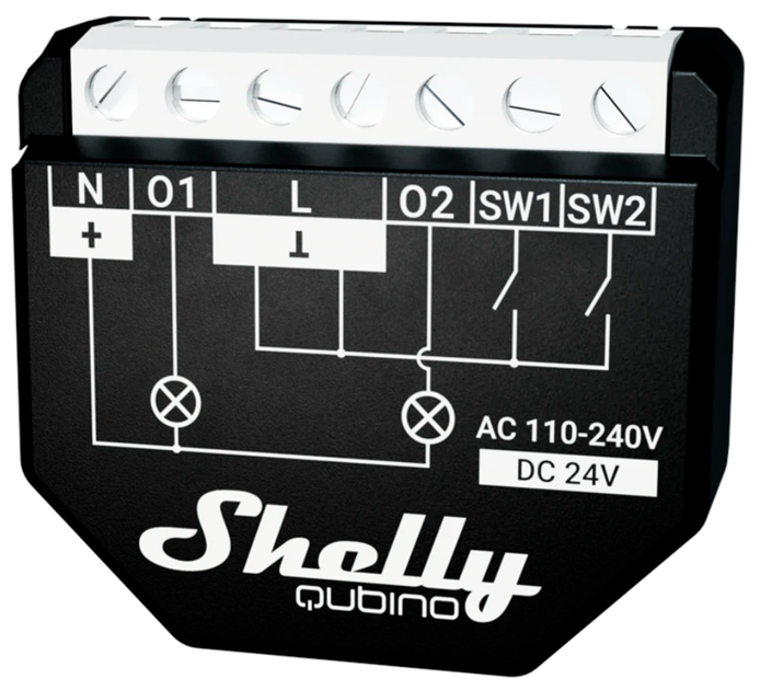 Inteligentny przekaźnik Shelly "Wave Shutter" o zmiennej mocy kanał 10 A (3800235269008) - obraz 1