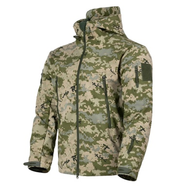 Куртка Vik-Tailor Outdoor Tactical SoftShell ММ-14 пиксель ЗСУ XL - изображение 1