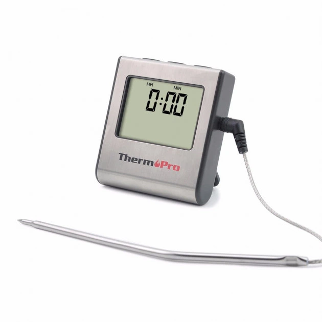 Цифровий професійний термометр для м'яса ThermoPro TP-16 (-10°C до 300°C) + таймер + магніт - зображення 2