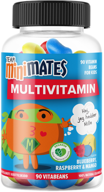 Multiwitaminy Team MiniMates Multivitamins VitaBeans 90 szt. (5713918003081) - obraz 1