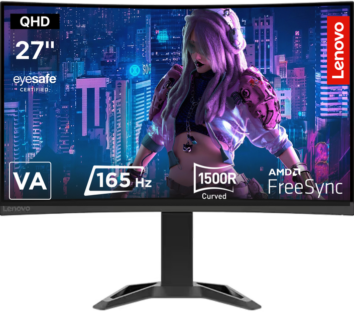 Монитор 27" Lenovo G27qc-30 (66F4GAC2UA) - изображение 13