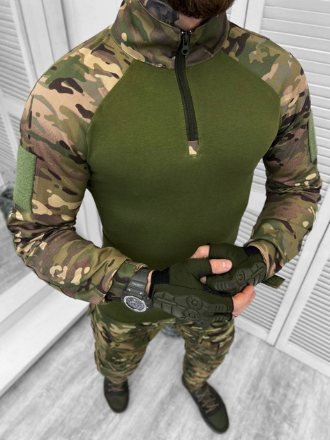 Тактическая рубашка убакс с налокотниками paiton Мультикам L - изображение 2