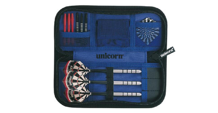 Чохол для дротиків Unicorn Midii Wallet ц:blk&sil/blue - зображення 1