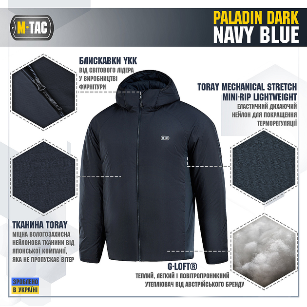 M-Tac куртка Paladin Dark Navy Blue M - изображение 2