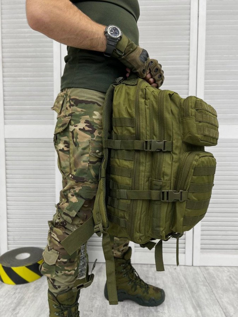 Тактический штурмовой рюкзак thirst oliva 22-0 - изображение 2