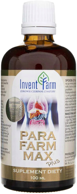 Suplement diety Invent Farm Para Farm Max Plus 100 ml (5907751403690) - obraz 1