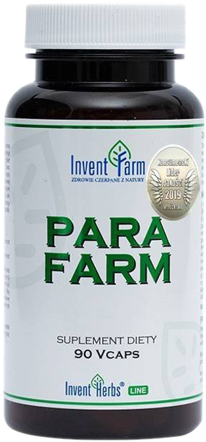 Харчова добавка Invent Farm Para Farm 90 капсул Очищає організм (5907751403553) - зображення 1