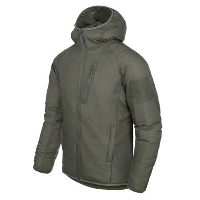 Куртка Helikon-Tex Wolfhound Hoodie® Climashield® Apex Alpha Green L - зображення 1