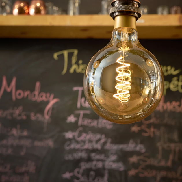 Розумна Wi-Fi лампа Shelly "Vintage G125" димірувана 4 Вт (3800235262108) - зображення 4