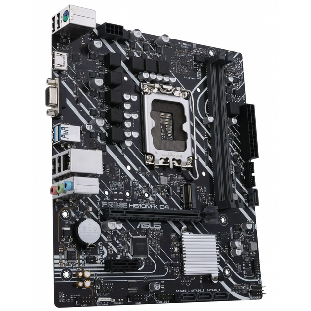 Материнская плата ASUS PRIME H610M-K D4 - изображение 4