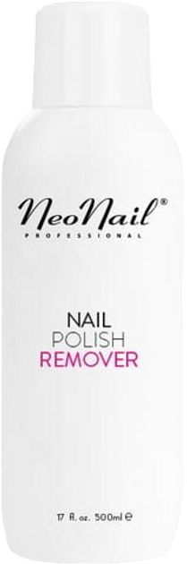 Zmywacz do paznokci NeoNail + acetone uv gel polish remover do lakieru hybrydowego 500 ml (5903274000828) - obraz 1
