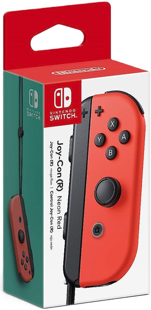 Kontroler Nintendo Switch Joy-Con prawy Neon Red (0045496431396) - obraz 2