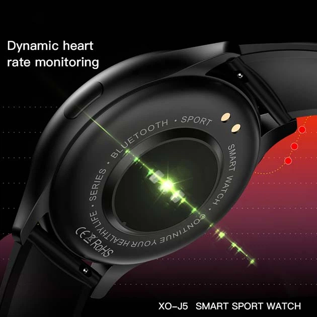 Смарт-годинник XO J5 AMOLED Smart Watch Track, HeartRate, IP67 інтелектуальний спортивний годинник виклику Чорний - изображение 5