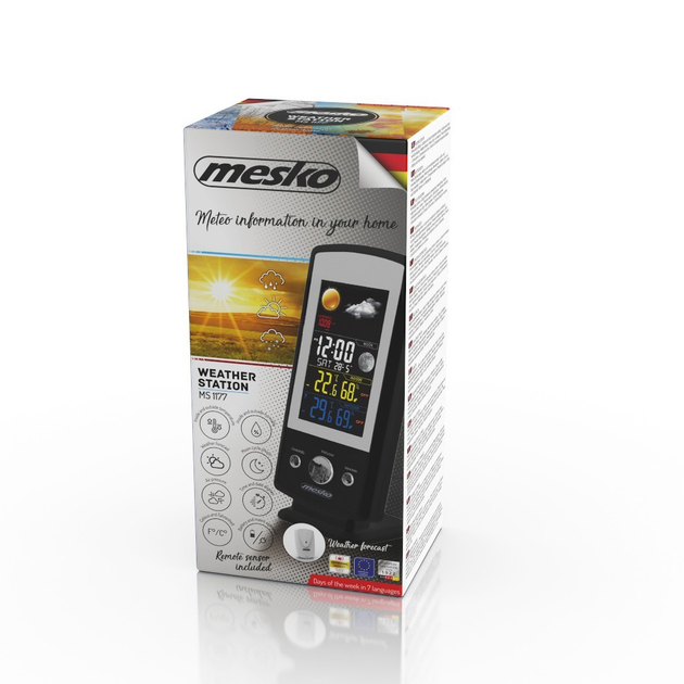 Цифровая метеостанция Mesko MS 1177 - изображение 9