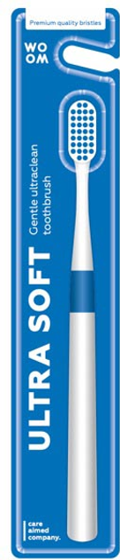 Szczoteczka do mycia zębów Woom Ultra Soft Ultraclean głęboko czyszcząca Blue (4751033920129) - obraz 1
