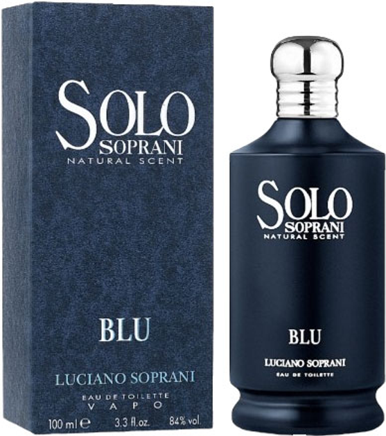 Woda toaletowa Luciano Soprani Solo Blu 100 ml (767418216521) - obraz 1