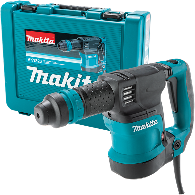 Молоток отбойный сетевой Makita HK1820 (3.1 Дж, 0-3200 мин-1, 550 Вт, SDS-PLUS, 3.4 кг) - Фото 1 Молоток отбойный сетевой Makita HK1820 (3.1 Дж, 0-3200 мин-1, 550 Вт, SDS-PLUS, 3.4 кг) - изображение 1