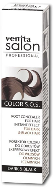 Коректор кольору для коренів Venita Salon Professional Color S.O.S. Темно-чорний 75 мл (5902101518482) - зображення 1