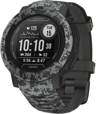 Спортивний годинник Garmin Instinct 2 Camo Edition – Graphite Camo (753759278816) - зображення 1
