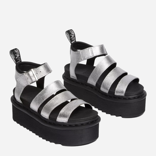 Жіночі сандалі Dr. Martens 30715058 38 (5UK) 23.5 см Сріблясті (190665548280) - зображення 3