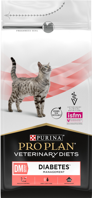 Сухой диетический корм Purina Pro Plan DM ST/OX Diabetes Managment для ...