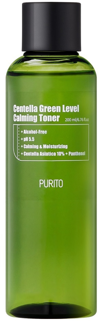 Toner do twarzy Purito Centella Green Level Calming z ekstraktem z wąkroty azjatyckiej łagodzący 200 ml (8809563101009) - obraz 1