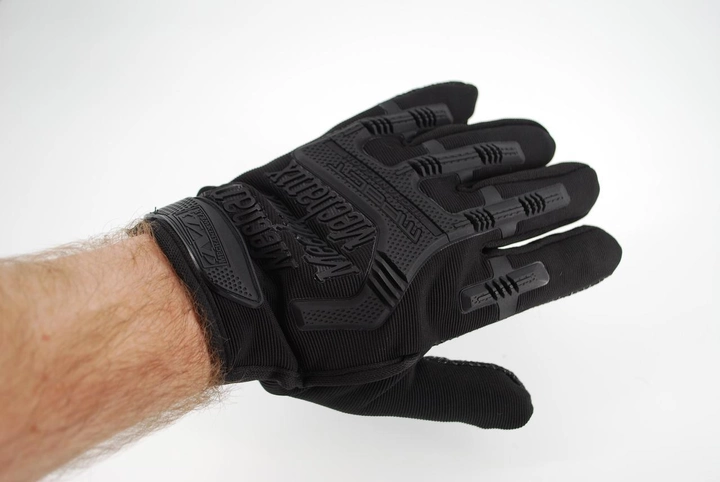 Тактичні рукавички з пальцями 9099_XL_Black - зображення 2