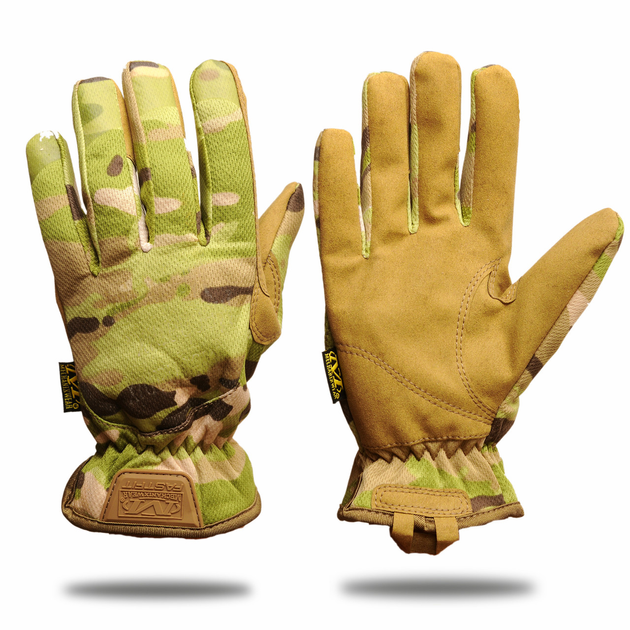 Перчатки тактические с пальцами Mechanix wear 9025_M_Multicam - изображение 1