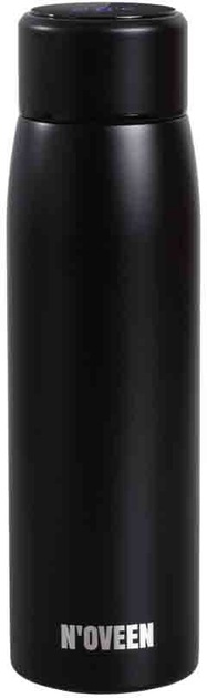 Butelka termiczna Noveen LED 380 ml TB2210 Black Mat (BUT TERM NOVEEN TB2210) - obraz 1