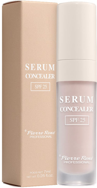 Korektor pod oczy Pierre Rene Serum Concealer SPF25 01 7 ml (3700467847916) - obraz 1