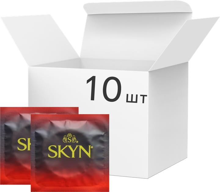 Презервативы Skyn Intense Feel Безлатексные с точками 10 шт ...