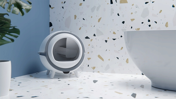 Kuweta dla kota Tesla Smart Cat Toilet 65.5 x 64.2 x 60.5 cm (8596115855083) - obraz 6