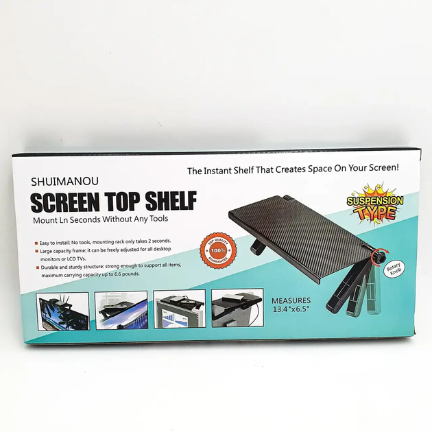 Держатель подставка на телевизор и монитор UKC Screen Top shelf, полка на телевизор и монитор - изображение 10