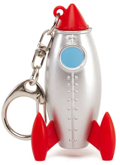 Брелок Kikkerland Rocket Keychain (KRL79-EU) (0612615098701) - зображення 1