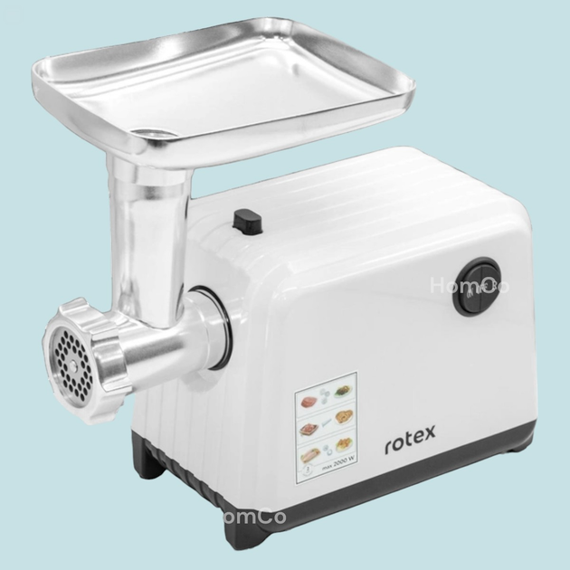 М'ясорубка 2000 Вт. ROTEX RMG200-W електро. - зображення 1