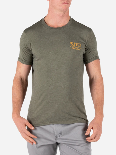 Футболка тактическая 5.11 Tactical EMEA GOOD FIGHT Short Sleeve TEE 76288-225 XL Military Green (2000980634231) - изображение 1