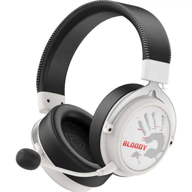 Ігрова гарнітура Bloody MR590 (Sport White), колір чорно-білий (MR590 (Sport White)) - Фото 1 Ігрова гарнітура Bloody MR590 (Sport White), колір чорно-білий (MR590 (Sport White)) - изображение 1