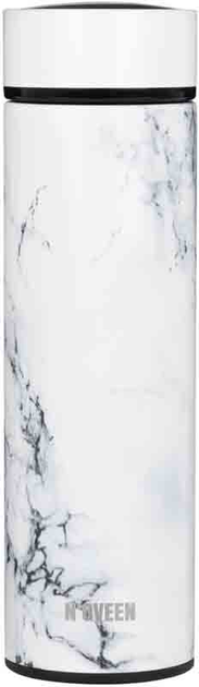Butelka termiczna Noveen TB2319X LED 450 ml Marble (BUT TERM NOVEEN TB2319X) - obraz 1