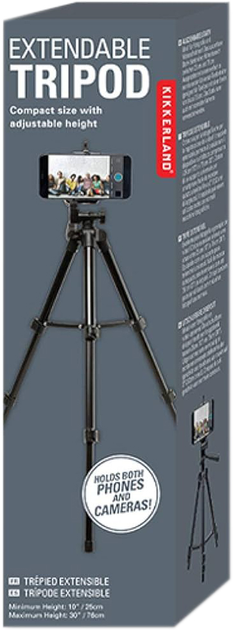 Штатив Kikkerland Extendable Tripod (US207) (0612615106888) - зображення 7