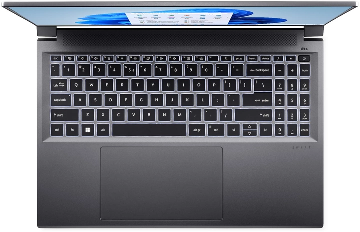 Ноутбук Acer Swift X 16 OLED (NX.KFPEL.001) Steel Gray - зображення 2
