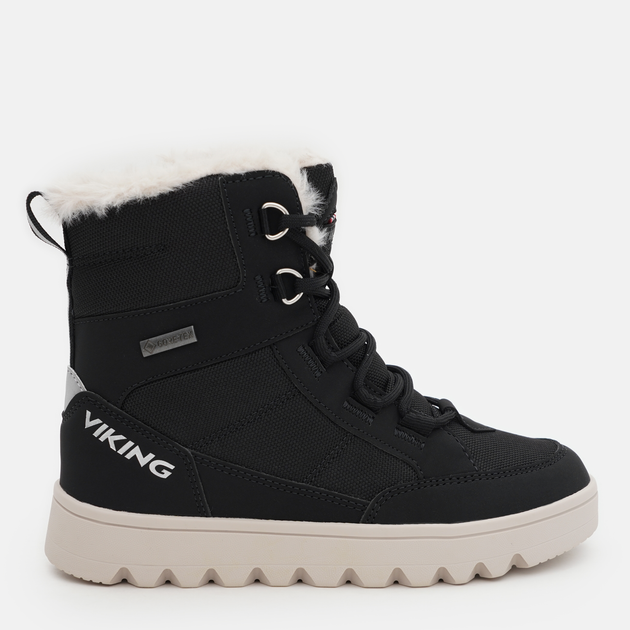 Акція на Підліткові зимові черевики Viking Fleek Warm GTX Zip 3-93810-2 40 Чорні від Rozetka